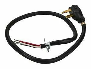 Amana 8171394RC 4-Wire Range Power Cord - Black Range Accessories drip pans for electric ranges