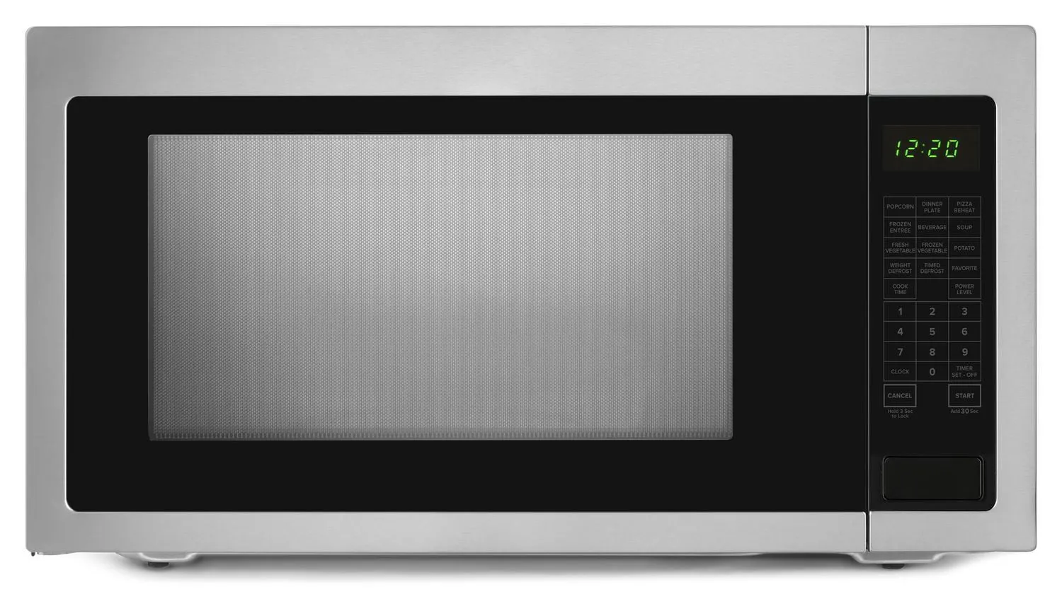 Amana AMC4322GS 2.2 Cu. Ft. Countertop Microwave With Add :30 Seconds Option Black-On-Stainless Microwave Ovens large capacity kitchen microwave