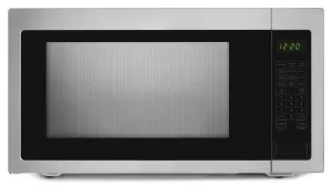 Amana AMC4322GS 2.2 Cu. Ft. Countertop Microwave With Add :30 Seconds Option Black-On-Stainless Microwave Ovens large capacity kitchen microwave