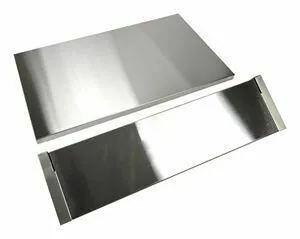 Amana W10225949 Stainless Steel Backsplash With Dual Position Shelf - Gray Range Accessories drip pans for electric ranges