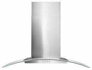 Amana WVW51UC6FS 36" Concave Glass Wall Mount Range Hood - Stainless Steel Ducted Hoods under cabinet ducted hood