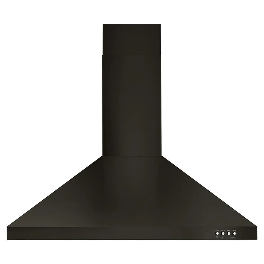Amana WVW53UC0HV 30" Contemporary Black Stainless Wall Mount Range Hood Ductless Hoods filterless ductless hood for apartment