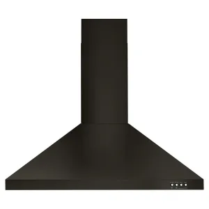 Amana WVW53UC0HV 30" Contemporary Black Stainless Wall Mount Range Hood Ductless Hoods filterless ductless hood for apartment