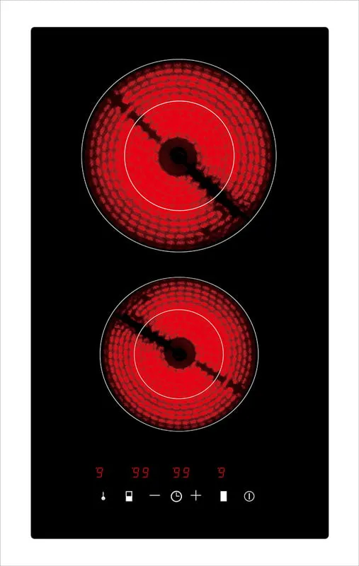 Avanti BCT115J1BIS Two Burner Glass Top Built-In Cooktop Cooktops stainless steel gas cooktop