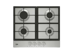 Beko BCTG24400SS 24" Built-In Gas Cooktop With 4 Burners Gas natural gas range with griddle