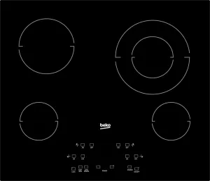 Beko ECTM24102 24" Built-In Electric Cooktop With 4 Burners And Touch Control Electric slide-in electric cooking range