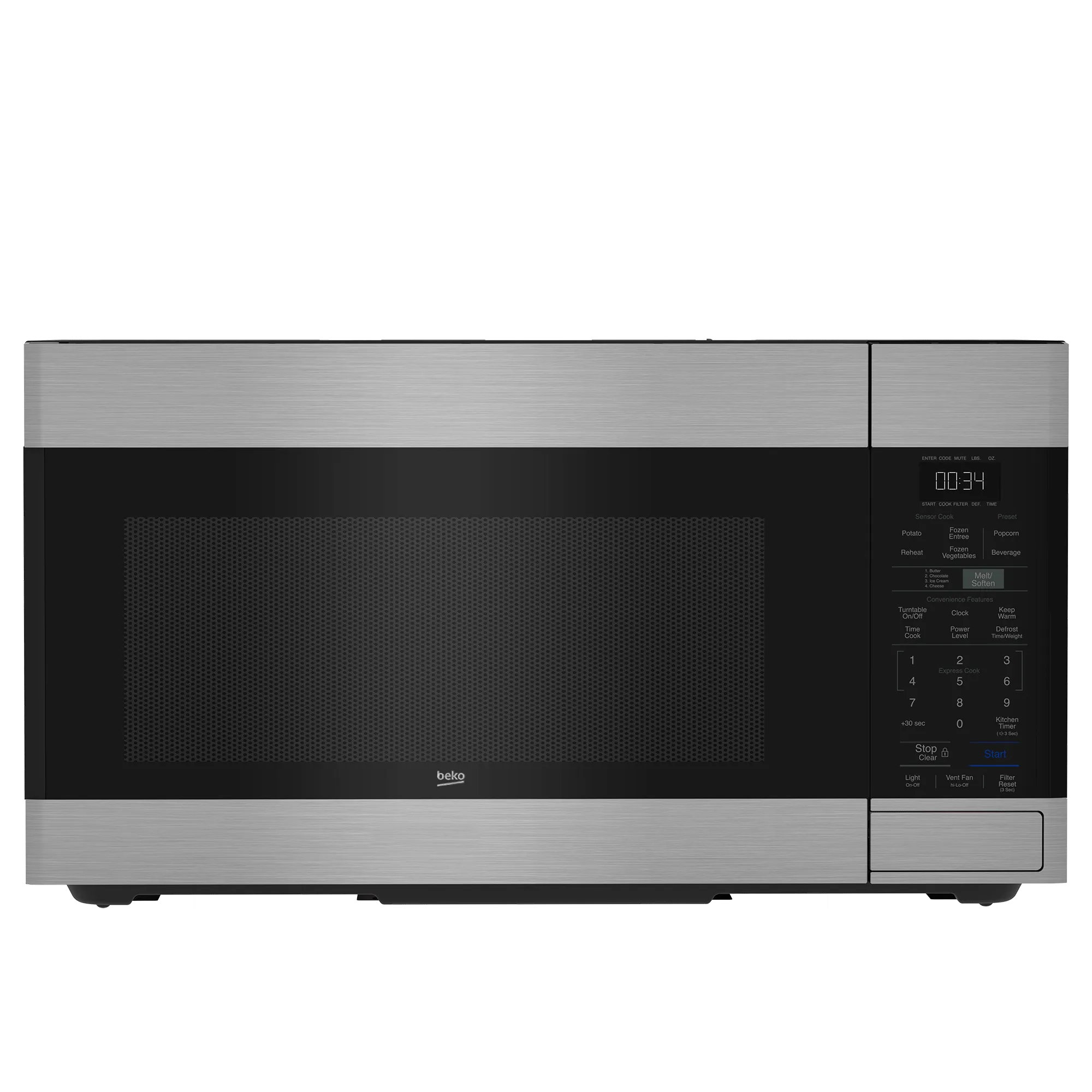 Beko MWOTR30102SS Built-In Microwave (950 W, 44 L) Over The Range Microwaves convection over-the-range microwave