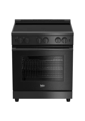 Beko PRIR34450CF 30" Carbon Fiber Pro-Style Induction Range Professional Ranges 6 burner professional gas range