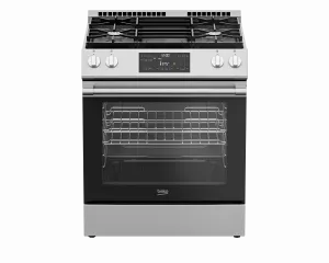 Beko SLGR30423SS 30" Slide-In Range Slide In Ranges front control slide-in stove