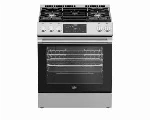Beko SLGR30523SS 30" Slide-In Range Slide In Ranges front control slide-in stove