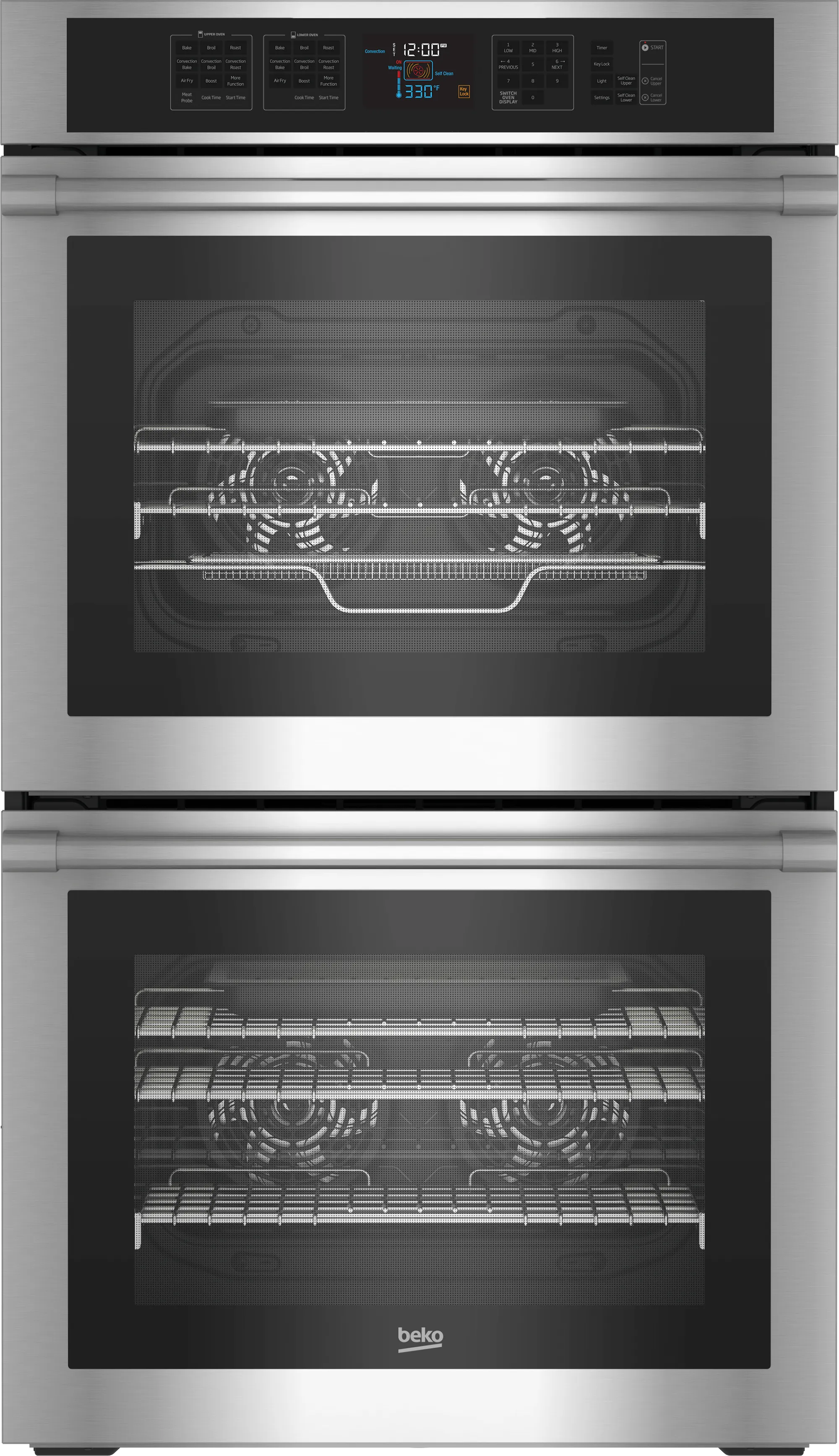 Beko WOD30100SS 30" Stainless Steel Double Wall Oven Double Wall Ovens built-in double oven 30 inch