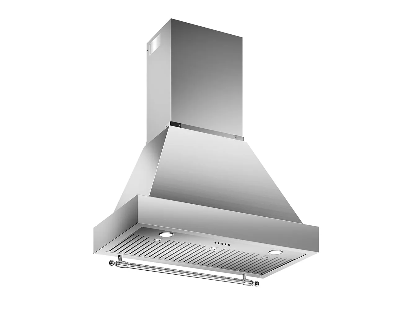 Bertazzoni KC36HERTX 36" Heritage Series Hood Canopy Ducted Hoods stainless steel vent hood ducted