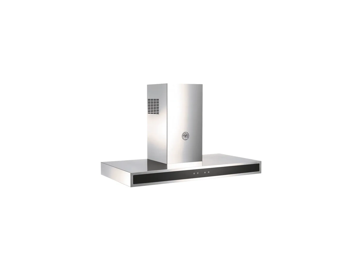 Bertazzoni KG30X 30 Wallmount Hood, Glass Front, 1 Motor 600 Cfm Stainless Steel Ventilation Range Hoods high suction kitchen exhaust hood