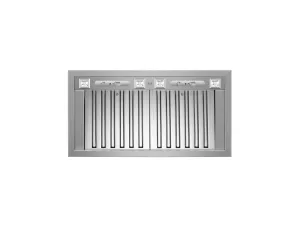 Bertazzoni KIN36PROX 36 Insert Hood, 2 Motors 1000 Cfm Stainless Steel Ductless Hoods filterless ductless hood for apartment