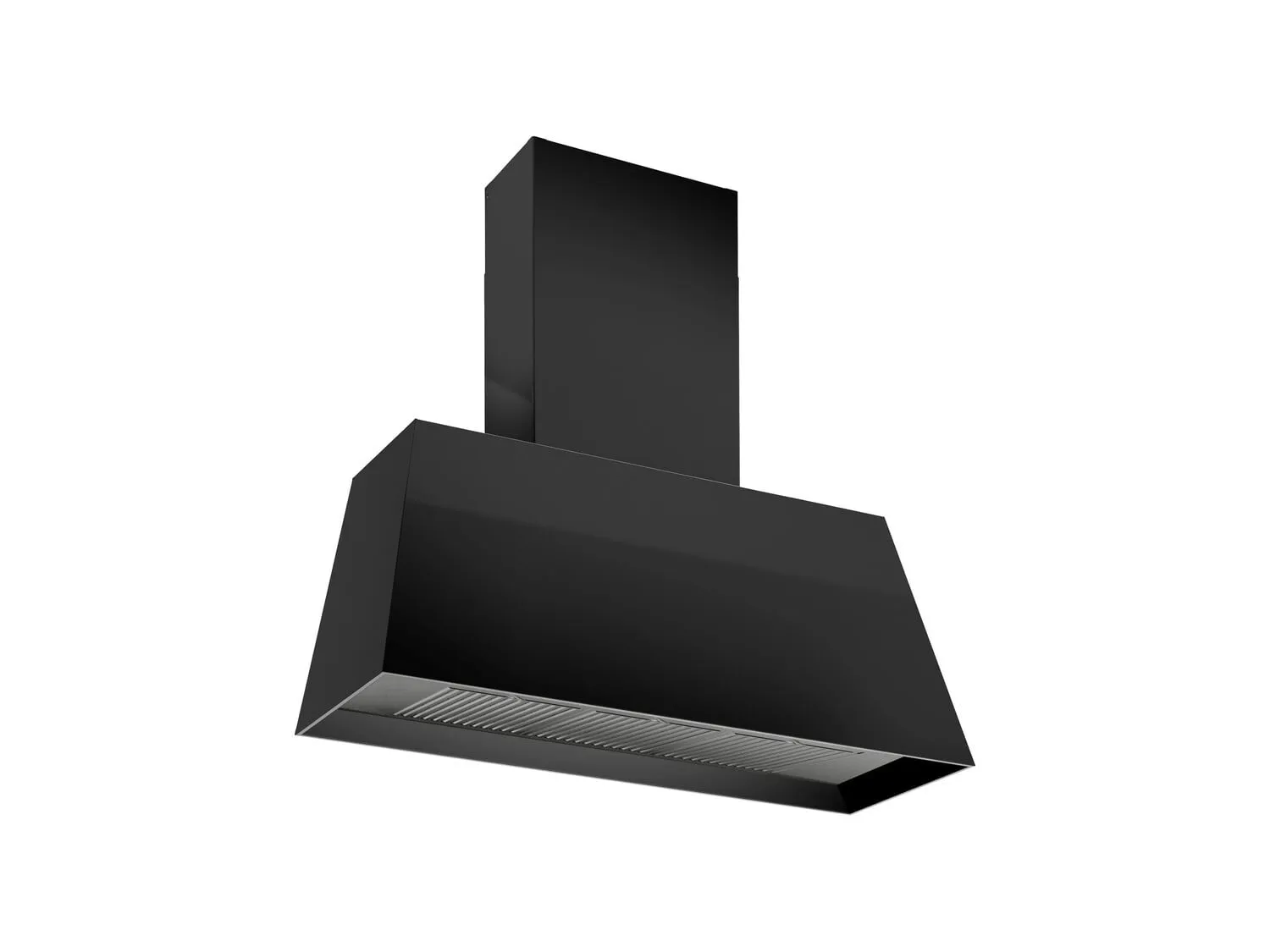 Bertazzoni KMC36NE 36'' Contemporary Canopy Hood, 1 Motor 600 Cfm Nero Matt Ventilation Range Hoods high suction kitchen exhaust hood