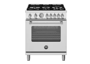 Bertazzoni MAS305GASXVLP Master 30" Range All Gas Ss Professional Ranges 6 burner professional gas range