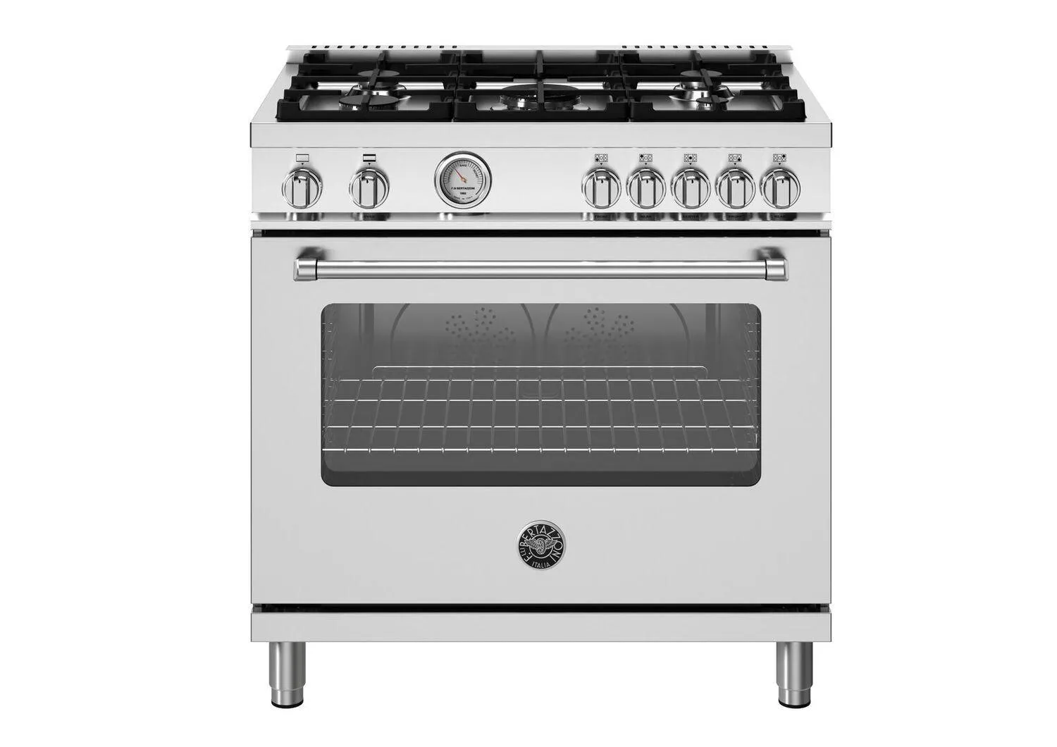 Bertazzoni MAS365GASXVLP Master 36" Range All Gas Ss Professional Ranges 6 burner professional gas range