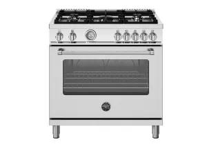 Bertazzoni MAS365GASXVLP Master 36" Range All Gas Ss Professional Ranges 6 burner professional gas range