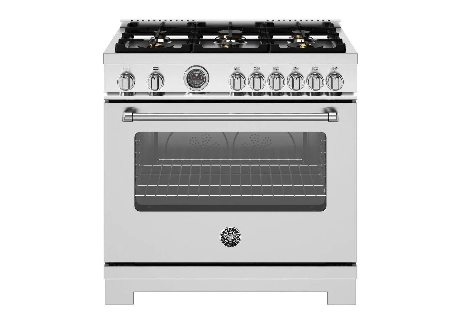 Bertazzoni MAS366BCFGMXTLP Master 36" Range All Gas Ss Professional Ranges 6 burner professional gas range