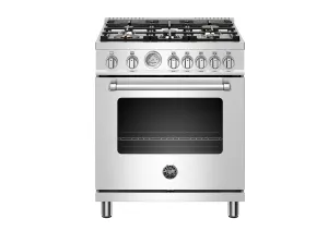Bertazzoni MAST305GASXELP 30" Master Series Range - Gas Oven - 5 Aluminum Burners - Lp Version Professional Ranges commercial oven for home kitchen