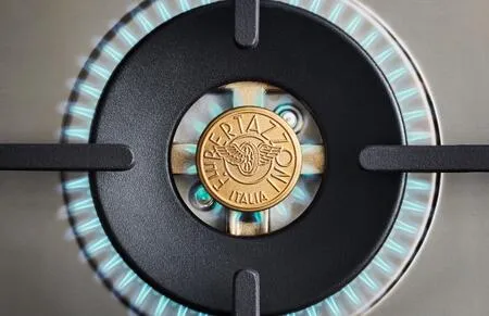 Bertazzoni MAST365QBXT 36 Drop-In Gas Cooktop 5 Brass Burners Stainless Steel