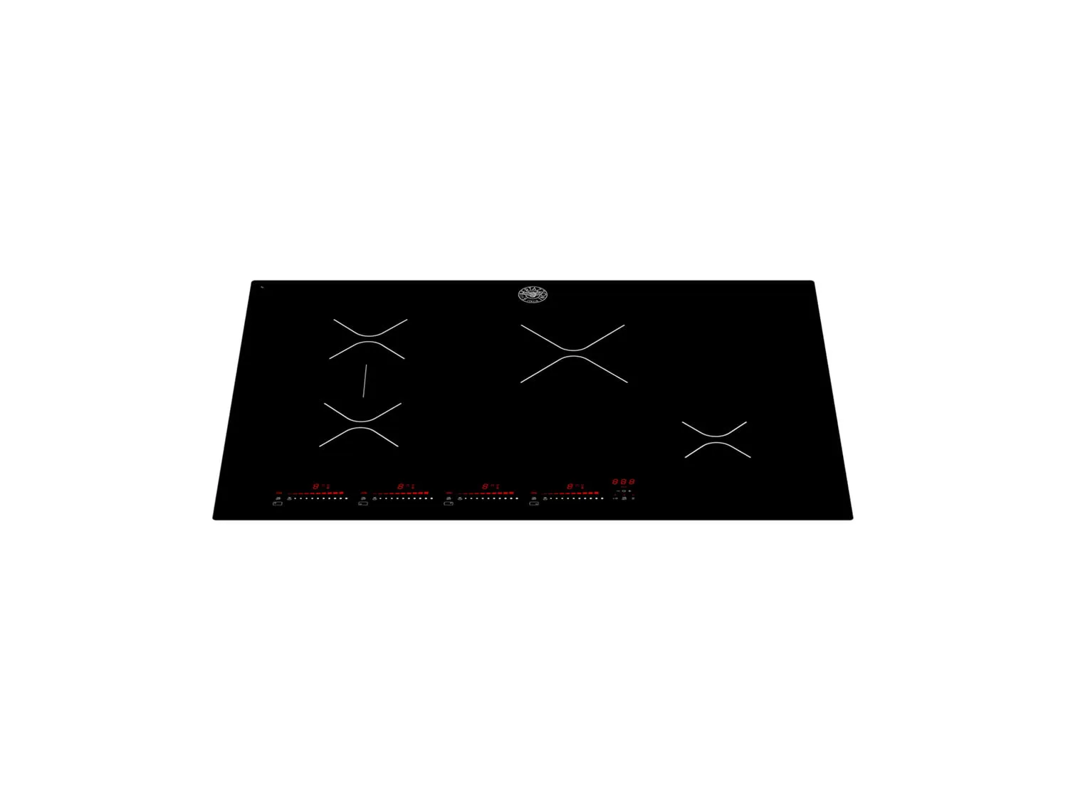 Bertazzoni P304IAE 30 4 Induction Zones Cooktop Nero Induction portable induction cooktop double burner