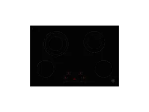 Bertazzoni PE304CER 30 Ceran Touch Control Cooktop 4 Heating Zones Nero - Black Electric slide-in electric cooking range