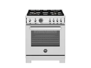 Bertazzoni PRO304BFGMXT 30 Inch All Gas Range, 4 Brass Burners Stainless Steel Professional Ranges 6 burner professional gas range
