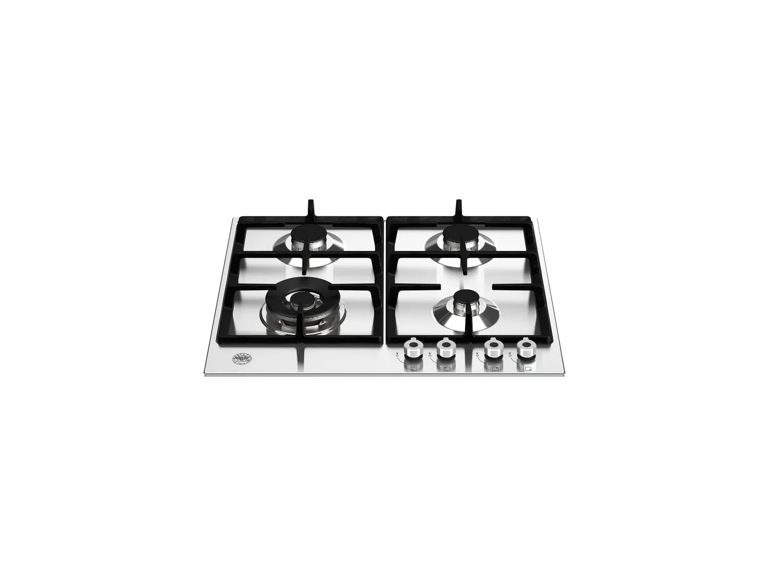 Bertazzoni PROF244CTXV 24 Front Control Gas Cooktop 4 Burners Stainless Steel Cooktops stainless steel gas cooktop