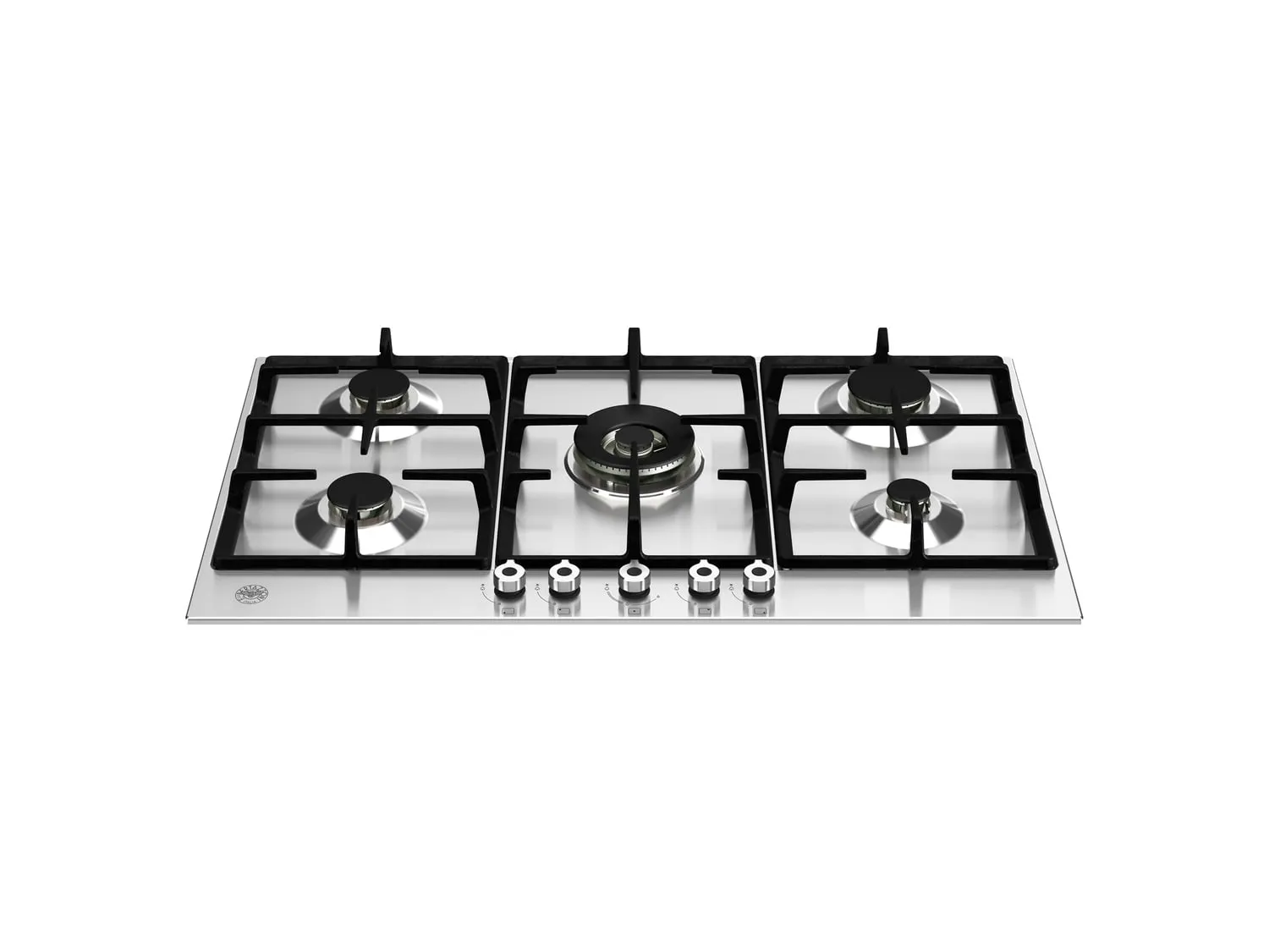 Bertazzoni PROF365CTXV 36 Front Control Gas Cooktop 5 Burners Stainless Steel Cooktops stainless steel gas cooktop