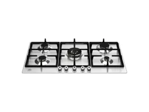 Bertazzoni PROF365CTXV 36 Front Control Gas Cooktop 5 Burners Stainless Steel Cooktops stainless steel gas cooktop