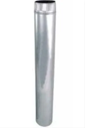 Best Range Hoods 406 6" Round X 24" Length Duct Hood Accessories ducting kits for kitchen hoods