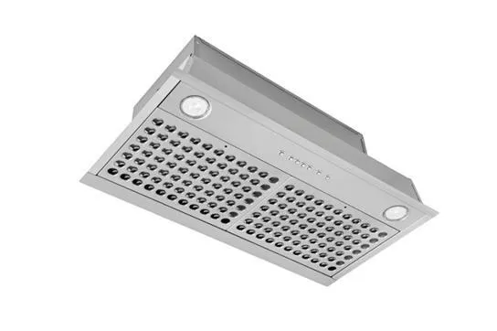 Best Range Hoods CC65I28SB Alefrun 28-In. 650 Max Cfm Stainless Steel Power Pack Range Hood Insert With Purled&#8482; Light System Ducted Hoods wall mount ducted hood sale