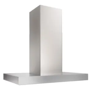 Best Range Hoods ICB3I36SBS Ispira 36-In. 650 Max Cfm Stainless Steel Island Range Hood With Purled&#8482; Light System And Brushed Grey Glass Ventilation Range Hoods high suction kitchen exhaust hood