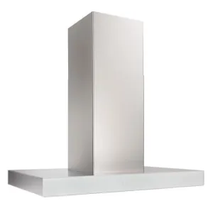 Best Range Hoods ICB3I36SBW Ispira 36-In. 650 Max Cfm Stainless Steel Island Range Hood With Purled&#8482; Light System And White Glass Ventilation Range Hoods high suction kitchen exhaust hood