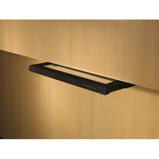 Best Range Hoods U10230BLI 30" Black Built-In Range Hood With 500 Cfm Internal Blower Ductless Hoods filterless ductless hood for apartment