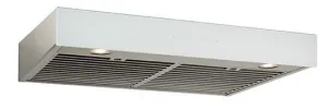Best Range Hoods UCB3I30SBW Ispira 30-In. 550 Max Cfm Stainless Steel Under-Cabinet Range Hood With Purled&#8482; Light System And White Glass, Energy Star Certified Ducted Hoods under cabinet ducted hood