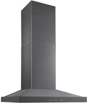 Best Range Hoods WC53I30BLS Notte - 29-7/8" Black Stainless Steel Chimney Range Hood, 550 Cfm Ventilation Range Hoods high suction kitchen exhaust hood