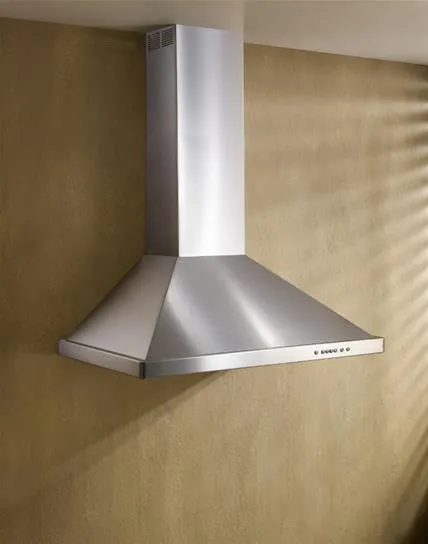 Best Range Hoods WTT32I336SB Wtt32 - 36" Brushed Stainless Steel Wall Mount Chimney Hood With Internal 400 Max Cfm Blower