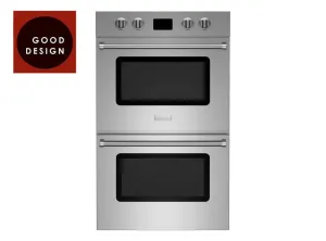 Bluestar BSDEWO30ECDDDDV2 30" Double Electric Wall Oven With Drop Down Doors Double Wall Ovens built-in double oven 30 inch