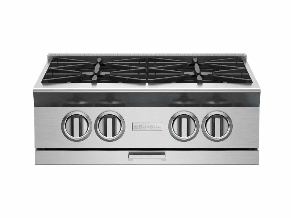 Bluestar BSPRT244B 24" Platinum Rangetop Cooktops stainless steel gas cooktop