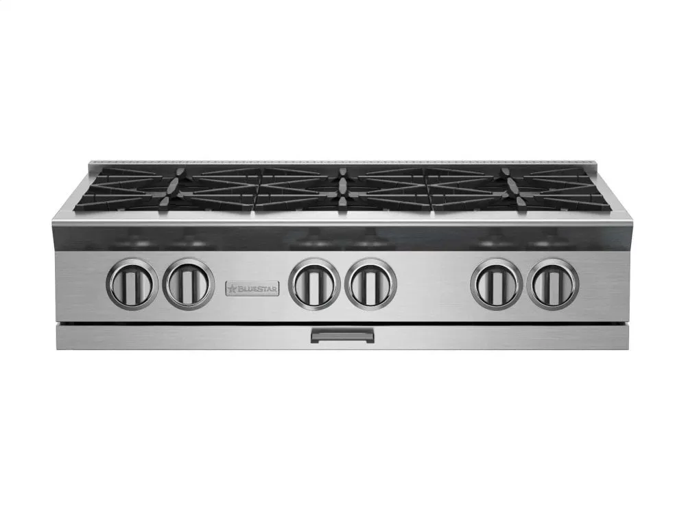 Bluestar BSPRT366B 36" Platinum Rangetop Gas natural gas range with griddle