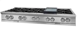 Bluestar BSPRT488BL 48" Platinum Series Rangetop Gas natural gas range with griddle