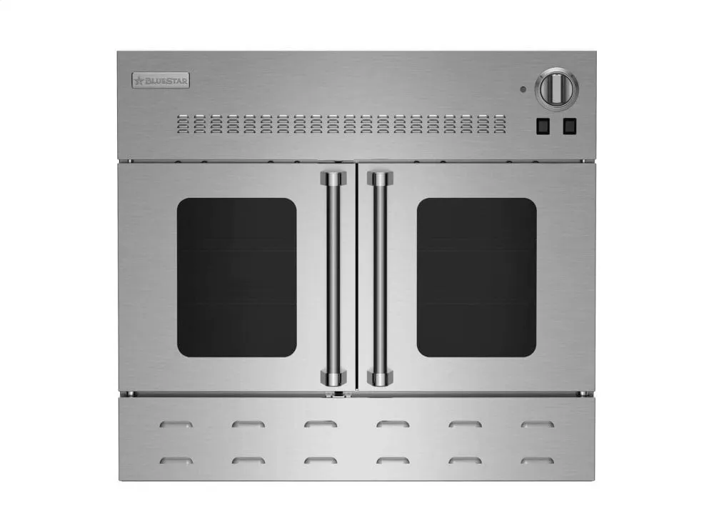 Bluestar BWO36AGS 36" Gas Wall Oven With French Doors Wall Ovens 27 inch wall oven built-in