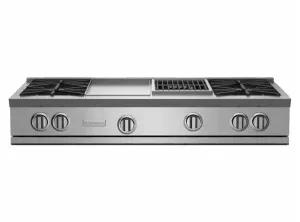 Bluestar RGTNB484GCBV2 48" Rnb Rangetop With 12" Griddle & Charbroiler Cooktops stainless steel gas cooktop