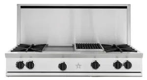 Bluestar RGTNB488BV2L 48" Rangetop Gas natural gas range with griddle
