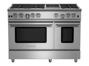Bluestar RNB486CBV2 48" Rnb Series Range With 12" Charbroiler Professional Ranges commercial oven for home kitchen