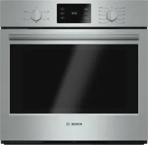Bosch HBL5351UC 500 Series, 30", Single Wall Oven, Ss, Thermal, Knob Control Wall Ovens 27 inch wall oven built-in