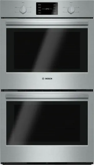 Bosch HBL5551UC 500 Series, 30", Double Wall Oven, Ss, Thermal/Thermal, Knob Control Wall Ovens oven with smart temperature control