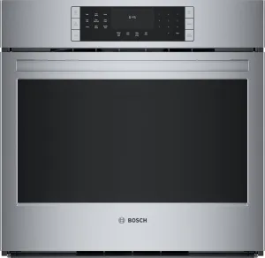 Bosch HBL8454UC 800 Series Single Wall Oven 30'' Stainless Steel Hbl8454Uc Single Wall Ovens single oven with self-cleaning feature